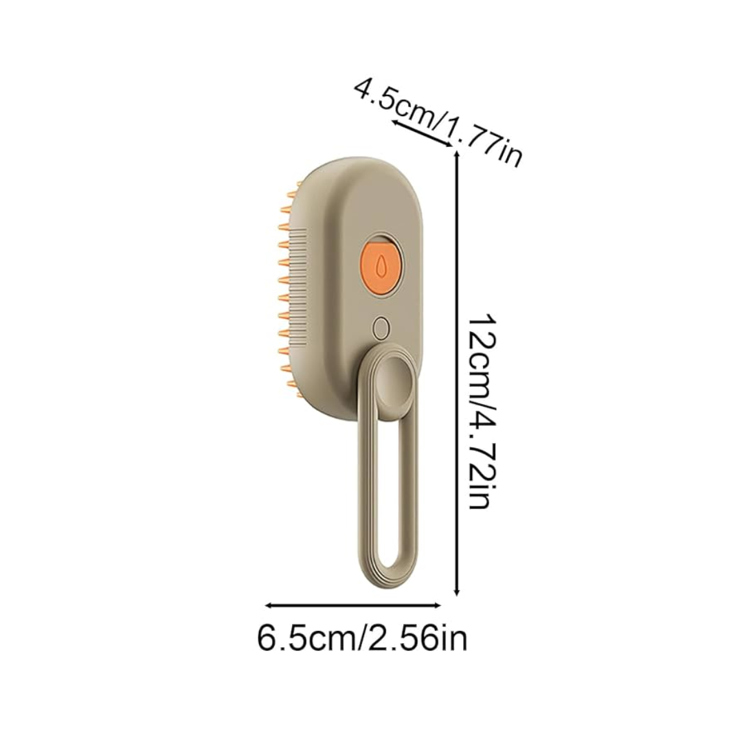 Cepillo Vapor Para Mascotas Pack 2 Piezas