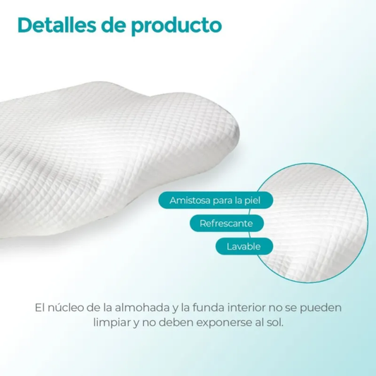 Almohada viscoelástica cervical