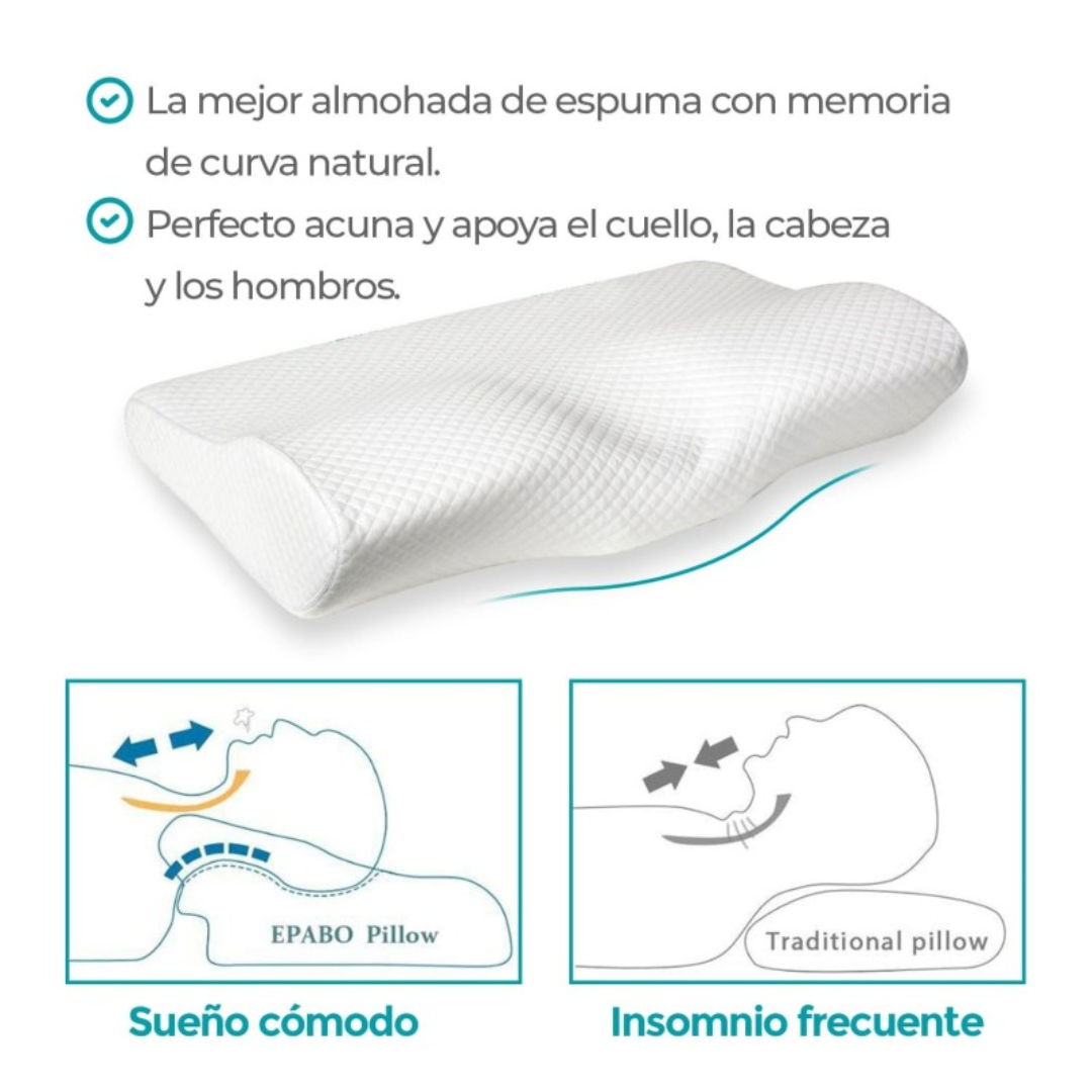 Almohada viscoelástica cervical