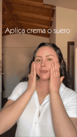 masajeador Facial Eléctrico Reafirmante para Cara y Cuello con LED, EMS y Calor Selora