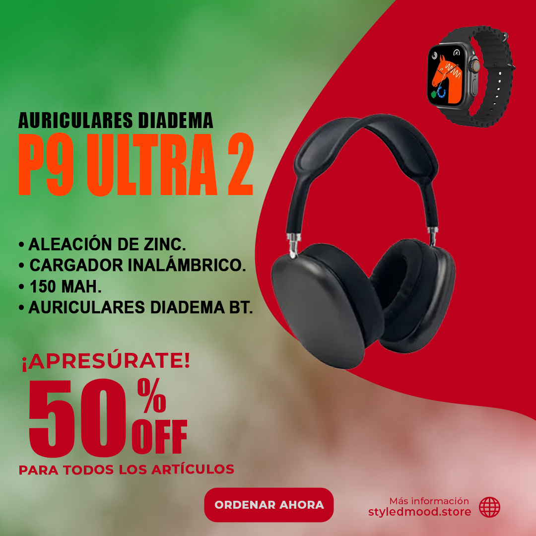 RELOJ SMART WATCH + AURICULARES DIADEMA+ 7 COREAS GRATIS